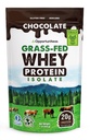 Opportuniteas Grass Fed Chocolate Whey Protein Isolate Powder - 20g Polvere proteica senza dolcificanti artificiali, Cows felici senza ormoni, Non OGM - 1lb