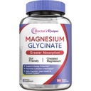 Integratore di glicinato di magnesio delle ricette del medico, Aminoacido chelato, non tamponato, ad alto assorbimento, Facile su stomach, Supporto calma, Bone, Cuore, Energia, Nerve, 90 capsule vegane