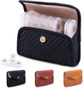 BAGSFY organizzatore settimanale di pillole 3 volte al giorno in un caso di pillole di tessuto carino, organizzatore di pillole di medicina, scatola di pillole, custodia di viaggio portatile, contenitore di pillole per il farmaco, vitamine, oli di pesce, integratori