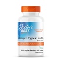 I migliori tipi di collagene del medico 1 & 3 con Peptan, Non OGM, Gluten Free, Soy Free, Supporta capelli, Pelle, Unghie, Tendons & Bones, 1000 Mg, 540 compresse
