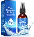 Spruzzo di magnesio, spray ad olio di magnesio puro per i piedi, ingrediente organico naturale in bottiglia di vetro, facile da assorbire e utilizzare (60ML)