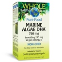 Fattori naturali Tutta la terra e il mare, DHA Omega-3 marino, 30 Softgel vegetariani