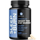 Bruciatore grasso di notte a Shred mentre dormi | Bruciatore grasso di pancia, Bloccatore di carboidrati e supplementi di supporto di perdita di peso | Perdere peso, Supporto Metabolismo & Autunno Asleep Veloce | 60 Pillole di dieta di notte