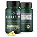 oliv Pure Berberine Supplemento capsule – Berberina HCI 1000mg - Natural Metabolic Support con 200mg Bitter Melon Fruit Extract e 50mg Banaba Leaf – 2 capsule Veggie Daily (30 Serve)