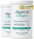 ALGAECAL Collagen - 4 Peptidi clinicamente supportati VERISOL®, FORTIGEL®, UC-II®, FORTIBONE®, Anti-Aging Hydrolyzed Collagen Powder, 60 Serve, Made in USA