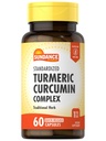 Sundance Turmeric Curcumin Complex | 60 capsule di rilascio rapido | Integratore di erbe tradizionale | Formula non OGM e senza glutine