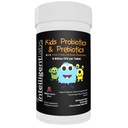 Laboratori intelligenti 6 miliardi di CFU Probiotici per bambini/bambini con Prebiotici, Sunfiber e FOS, per 10x Più Efficienza, Un Grande Gusto Chewable Probiotico, Fornitura di 60 giorni, Terzi Verificato