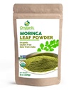 Polvere di Moringa organica - 8 oz (226g) | USDA Organics, Non OGM, Kosher, Halal, Moringa Olifera Powder - 100% cruda e naturale, di SHOPOSR