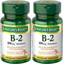 Bounty della natura, vitamina B-2, 100 mg, 100 compresse - Confezione da 2