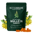 Betterbrand Mullein Gummies per polmoni – 1000mg Integratore di erbe per il supporto detox e respiratorio polmonare – Pear Flavor Chewable traspirante Gummy – 30 giorni di alimentazione