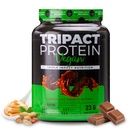 Nutrologia TRIPACT Vegan Protein Powder - Pea Organica, Rice & Pumpkin Protein, BCAAs & Glutamine Plant-Based Meal Sostituzione Shakes for Muscle Recovery & Immunity, Chocolate Peanut Butter, 20 Servings