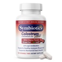 Simbiotici Colostrum 120ct Chewables Plus - Supporto per l'immunità per adulti e bambini - Lactoferrin Supplement & Colostrum Protein - Supporti Digestione & Gut - 25% gli anticorpi lgG, Gluten Free - Wild Cherry