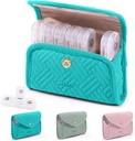 BAGSFY organizzatore settimanale di pillole 3 volte al giorno in un caso di pillole di tessuto carino, organizzatore di pillole di medicina, scatola di pillole, custodia di viaggio portatile, contenitore di pillole per il farmaco, vitamine, oli di pesce, integratori