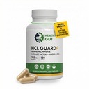 HCL Guard+ | promuove la funzione digestiva sana | Betaine Hydrochloride, Organic Ginger Root, DGL e Pepsin | 60 Serve