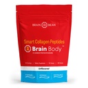 Brain Body Collagen Peptides Powder - Vital Protein & Collagen Supplemento per Donne & Uomini - Tipo I & III idrolizzato per Capelli, Pelle, Chiodi & Joint Health - 30 Serve - Non aromatizzato - 678g