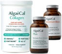 ALGAECAL Bone Builder & Collagen Bundle – Collage clinicamente sostenuto con Verisol, Fortibone, Fortigel + Plant-Based Calcium, Strontium, D3, K2, Magnesium & 16 Nutrienti per la Bellezza & Bone Salute