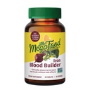 MegaFood Blood Builder Iron Supplemento per le donne e gli uomini - Aumentare i livelli di ferro senza effetti collaterali - combatte la fame - con vitamina B12, acido folico & vitamina C per l'assorbimento - Vegan - 30 compresse