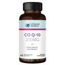 Vitamina World CoQ10 200 mg Softgels, Coenzyme Q10 Integratori per il supporto antiossidante, salute del cuore e produzione di energia, senza glutine, 60 Softgel a rilascio rapido