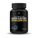 HUMANX Lactobacillus Gasseri & Reuteri+ 20 miliardi di CFU Plus Prebiotici Organici e Punicaligans - Integratori Probiotici - USA Made - Non OGM - Performance Driven Delayed Capsule