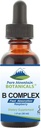 Pure Mountain Botanicals Liquid Vitamina B Complex - Raspberry Flavor Kosher B Complex Vitamina con B12, B6, Thiamin, Biotina, Niacin - 1oz Bottiglia