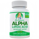 Acido alfa-lipoico di Dr. Danielle, supporto di neuropatia, non OGM, senza glutine, vegano, privo di soia, promuove lo zucchero sanguigno sano, acido lipoico Alfa R R-ALA, R-ALA, 120 capsule vegetali
