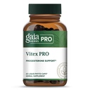 Gaia Herbs Pro Vitex PRO- Supplemento Supporta ciclo mestruale normale e menopausa sana* - Progesterone Support Supplemento* con Estratto di bacche di albero di Chaste Organico - 60 Liquid Phyto-Caps (30 Serve)