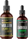 HERBIFY Bundle - Mullein Leaf Extract & Lemon Balm - Supporto respiratorio e supporto al cervello