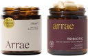 Arrae Bloat + Tribiotic Bundle, Bloating Relief Digestive Enzymes, Gas & Indigestion Relief, Probiotics for Women, Support for Vaginal pH Balance, Immune, and Feminine Health, 60 Capsule