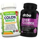 Colon Cleanse & Liver Cleanse Detox Support Supplemento - Pillole Natural Bowel Cleanser per Bloating Intestinal & Daily Constipation Relief - Latte Thistle Dandelion Caps & Aid Gallbladder Supplements