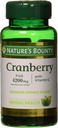 Mirtillo di Bounty della natura, supplemento di salute di erbe con vitamina C, sostiene la salute urinaria, 4200mg, 120 Softgels
