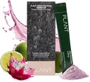 PLANT Vegan Collagen Peptide, Kombucha Powder, Probioitics, Vitamina C | 2000mg Tripeptide Vegetarian Collagen Booster, Dragonfruit Lime |15 Packets, Gut & Skin Health Anti-Aging Drink Mix