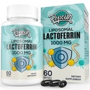 Liposomal Bovine Lactoferrin 1000 mg - Assorbimento superiore - per l'assorbimento di ferro e funzione immunitaria Lactoferrin Integratori per adulti, 60 Softgels
