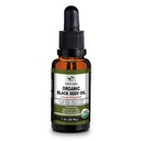 Olio di semi nero biologico - bottiglia di vetro stampato a freddo certificato USDA superiore all'1,5% Thymoquinone 3X resistenza turco nero Cumin Nigella Sativa non-GMO 100% Puro olio di semi neri (1oz bottiglia di vetro Dropper)