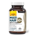 Vita di campagna Maxi-Hair 50+ – Biotin-Based Hair, Skin & Nails Supplemento per le donne e gli uomini oltre 50 | Supporta la crescita sana dei capelli e la riduzione del taglio | Certified Gluten-Free & Vegetariano | 60 capsule
