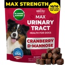 Mighty Petz MAX Mirtillo per il trattamento UTI del cane - MAX supplemento di mirtillo di resistenza per cani + D-Mannose. Controllo della vescica per cani. Cure del tratto urinario e del supporto del rene