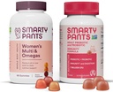SmartyPants Multivitamin e Probiotici Immunity Bundle: Omega 3 Fish Oil (EPA/DHA), Methylfolate, CoQ10, Vitamina D3, C, Digestivo & Immune Support Supplement (30 giorni di alimentazione)
