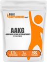 BulkSupplements.com Polvere AAKG - Arginina AKG Supplemento, Nitric Oxide Supplement, Non aromaed & Gluten Free, 2.5g per Serving, 1kg (2.2 lbs) (Pack of 1)