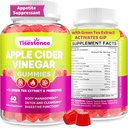 Appetite Suppressant Supplement| Supporta GLP-1 Function| Gummies di Aceto di Sidro di Mela con Estratto di tè verde, Probiotico per Bruciatore Grasso, Detox Cleanse, Metabolismo, Energia e salute digestiva, 60 Gummies