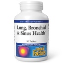 Fattori naturali polmonare, Bronchial & Sinus Health - Integratore di salute respiratorio - Supporta la salute polmonare e del seno - Supporta il tessuto polmonare sano & Mucus Consistency - 90 compresse (90 Serve)