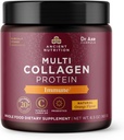 Antica Nutrition Collagen Powder Protein con Vitamina C, Multi Collagen Protein Immune, Arancione, Supporta Sistema immunitario, Capelli sani, Pelle e Unghie, 15 Serve