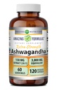 Incredibile formula Ashwagandha Extract Supplemento | 150 Mg estratto (20:1) | Equivalente a 3.000 Mg | Capsule Veggie | Non OGM | Gluten-Free | Made in USA (1 Confezione da 120 Conte)