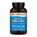 Dr. Mercola Antarctic Krill olio doppia resistenza - 2000 mg - Omega-3 Supplemento con EPA & DHA - Supporta cervello, cuore, Joint & Immune Health - GMO-Free & Gluten-Free - 90 capsule (30 Servings)