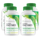 Youngevity Ultimate Enzymes® - Multi Enzimi per Digestione, Gas & Bloating Relief - Betaine HCl, Ox Bile, Pancreatine 10X, Papain 6M, Pepsin 1:3000 (120 Capsule - 4 Pack)