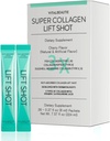 VITALBEAUTIE Liquid Collgen per le donne, SuperCollagen Lift Shot - Premium Multi Collagen Peptidi tipo I, II, III, V, X 1500mg con ialuronico, Vitamina C, Terze Parti Certificate, Alta Assorbimento