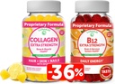 Lunakai Collagen & Biotin Gummies Bundle - Vitamine per Capelli, Pelle e Gioventù Aspetto - Integratori proteici Anti OGM per Uomo e Donne - 30 giorni di alimentazione