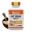 tnvitamins Oat Bran Tablets | 365 Tablets x 1.000 MG per Tablet | Tavolette di fibre di avena | Supplemento di fibre alimentari e solubili | May Support Digestive Health