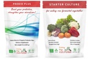 Taglio Bordo Culture Prebio Plus Polvere di fibra prebiotica Migliore miscela personalizzata di fibre prebiotiche organiche Supplemento dietetico 8 oz