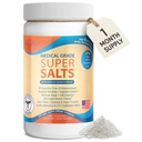 Dr. Liz Cruz Super Salts - Elettroliti, Polvere idratante w/ Sodio, Magnesio, Calcio, Potassio, Curbs Cravings, Niente zucchero o aroma artificiale