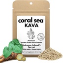 Immediato Kava Kava bere tè polvere Vanuatu Noble Kava Root - Nootropic Drink Mix Quick Pocket Sized Caffeina Free Autentico Bitter Flavor - Volcano Island's Secret 25 Servings