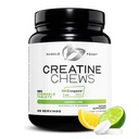 Festa del muscolo Creatina Monoidrato Chewables - Vegan & Gluten-Free Creatina Chews for Men & Women - Delicious Citrus-Flavored Creatine Tablets per la costruzione del muscolo - Lime di limone, 360 Tabs